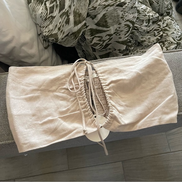 NIA | NWT! linen pull on pant & amie convertible halter top size: medium - Picture 6 of 8